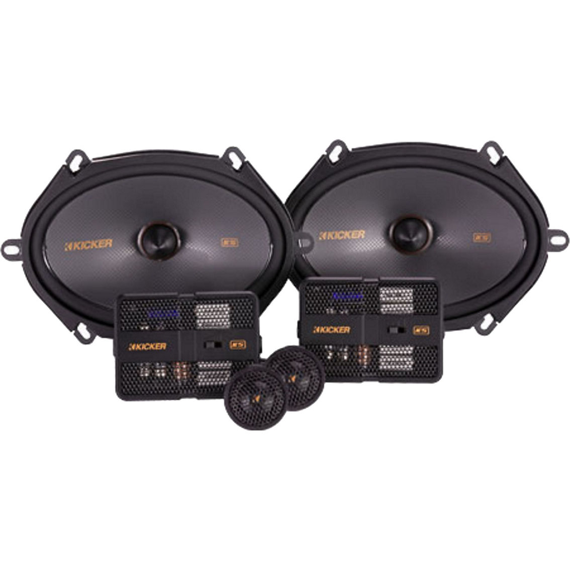 Kicker 51KSS6804 KS-Series 6x8 in. Component System 1 in. Tweeters, 4-Ohm, Pair - Image 2 of 4