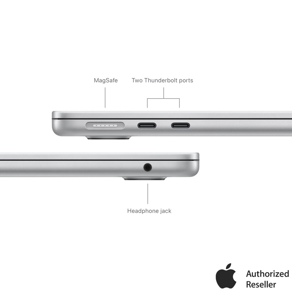 Apple MacBook Air 13 in. M3 Chip 8 core CPU 8 core GPU 8GB RAM 256GB SSD - Image 7 of 9