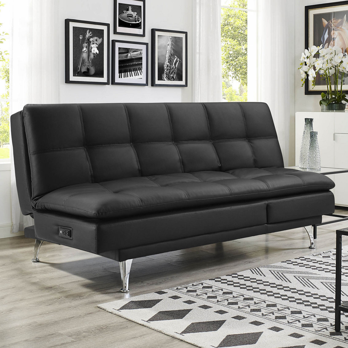 Serta Morgan Convertible Sofa - Image 2 of 5