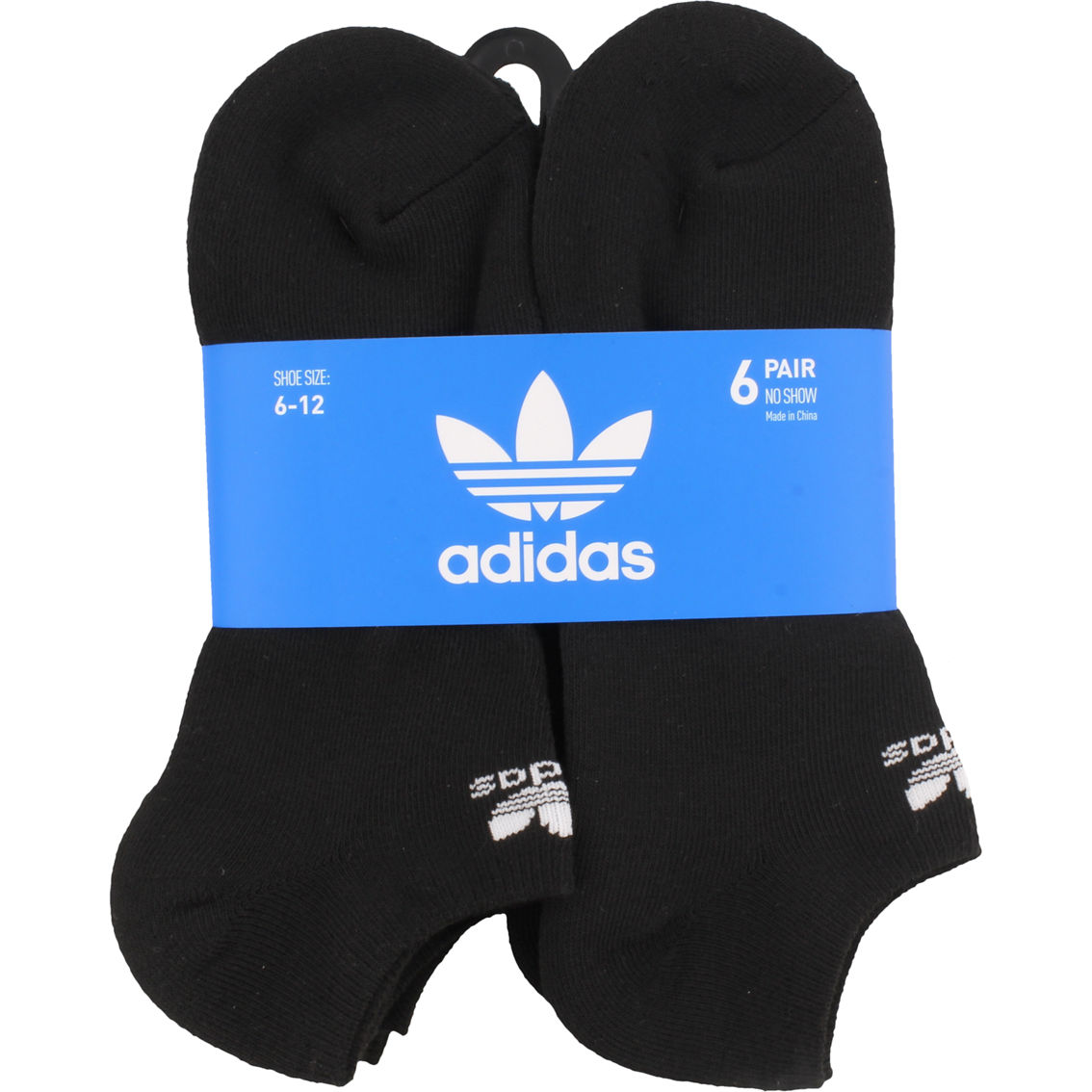 adidas Originals Trefoil No Show Socks 6 pk. - Image 2 of 3