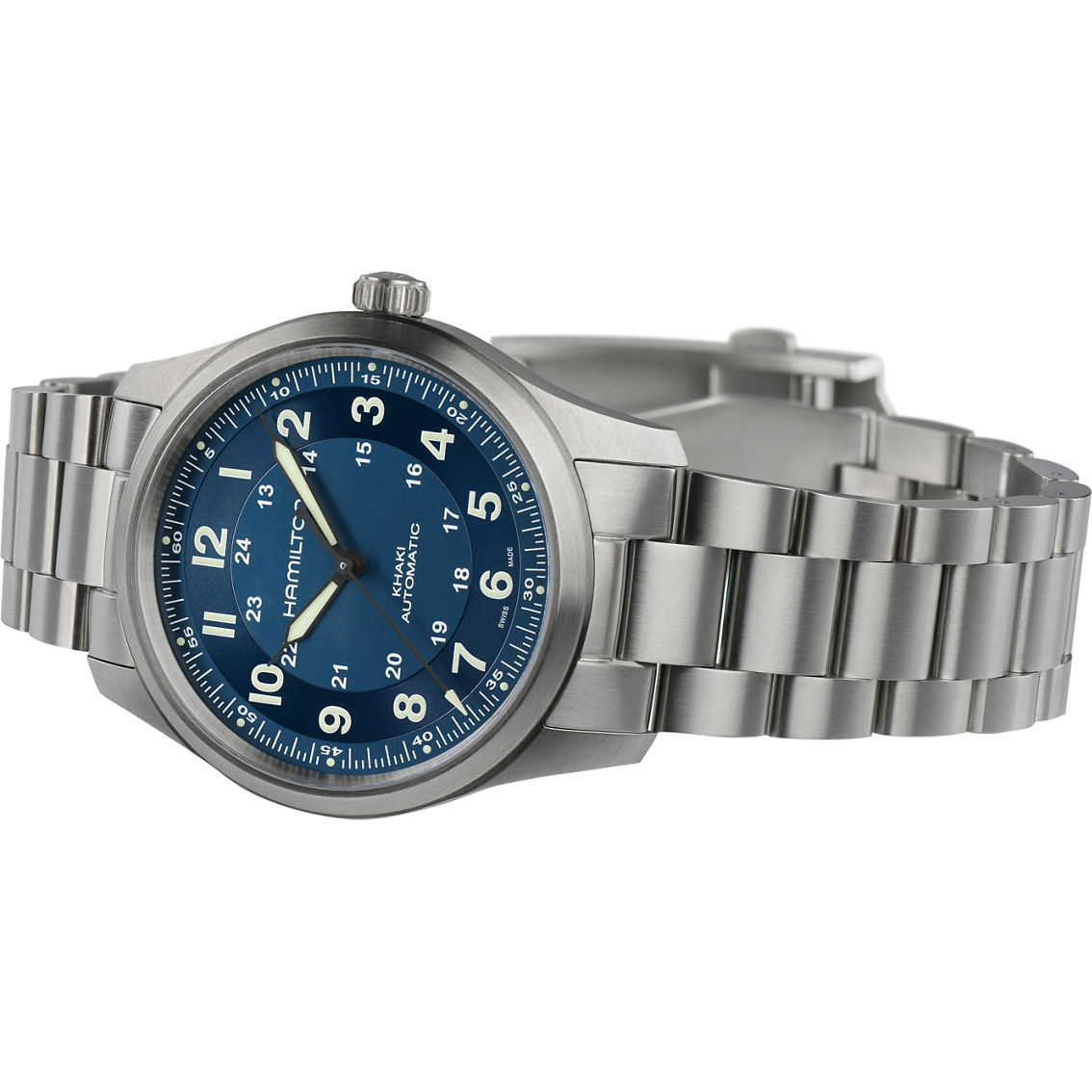 Hamilton Men's / Women's Khaki Field Titanium Auto Watch H70205140 - Image 2 of 3