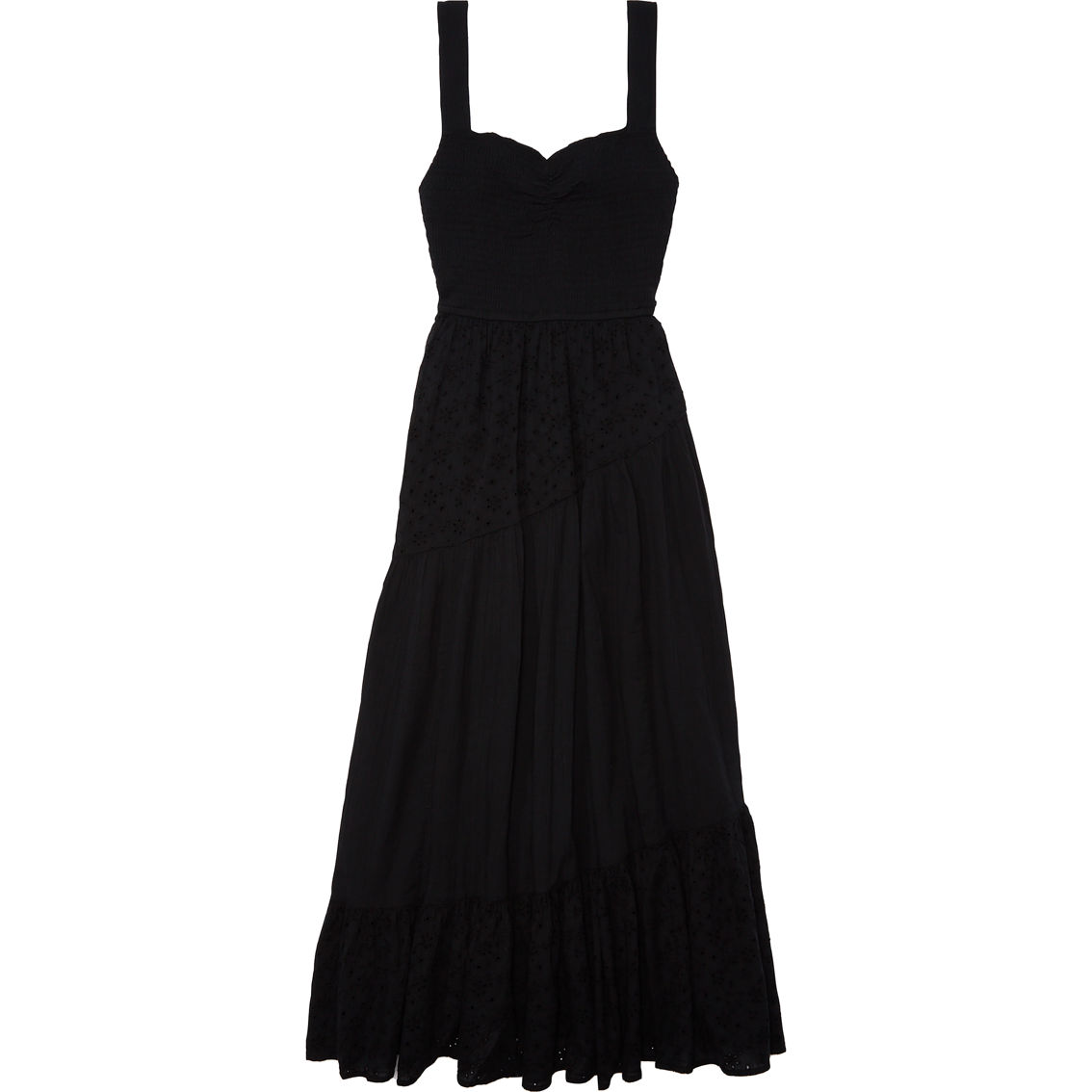 American Eagle Asymmetrical Tiered Midi Dress - Image 4 of 5