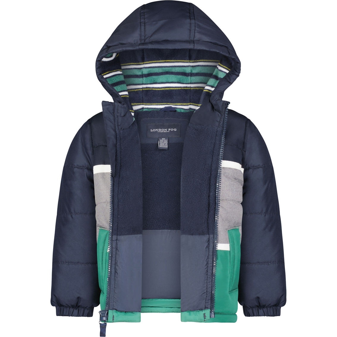 London Fog Baby Boys Heavyweight 2 pc. Snowsuit and Bonus Beanie - Image 3 of 3