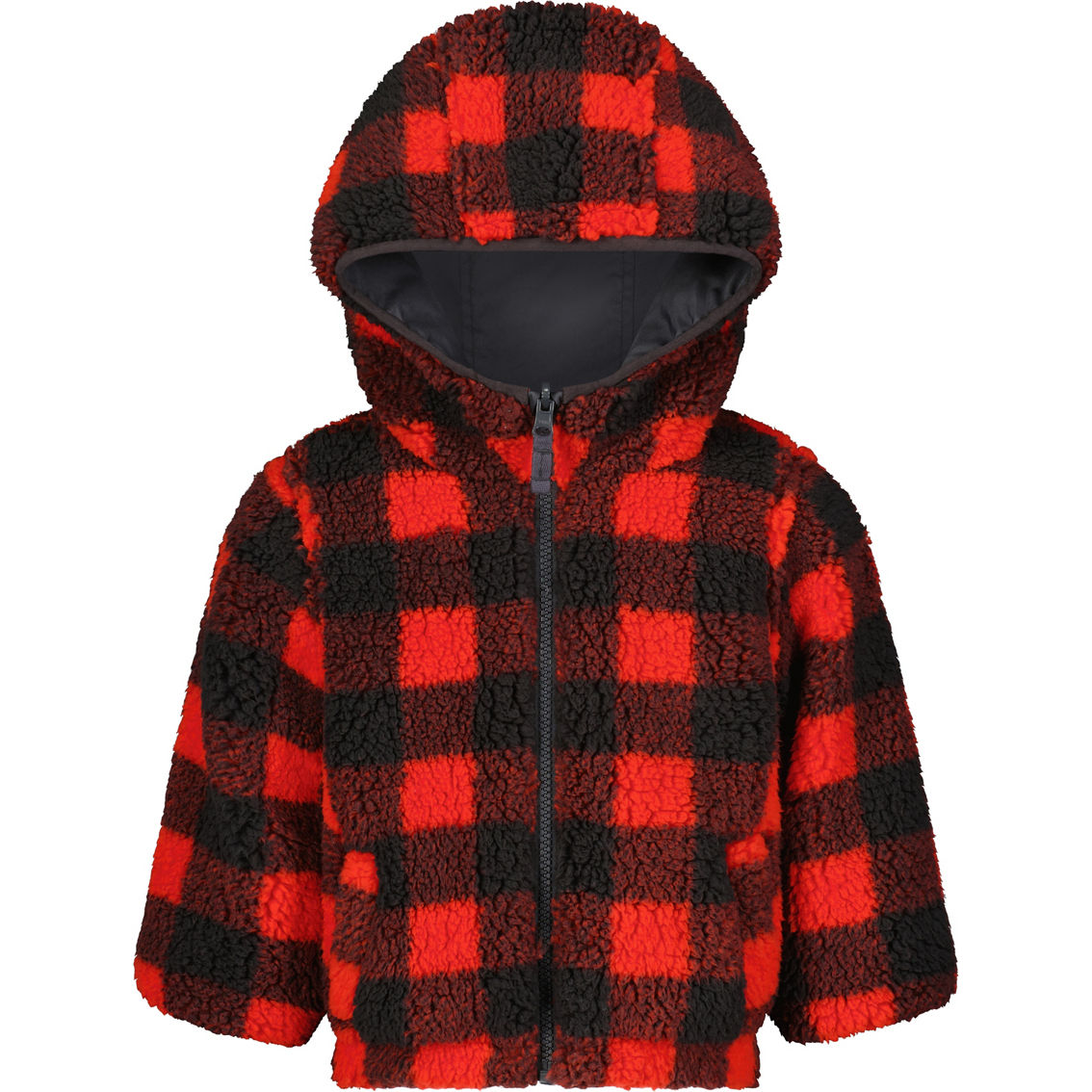 London Fog Toddler Boys Reversible Fleece Lined Hood Jacket - Image 3 of 4