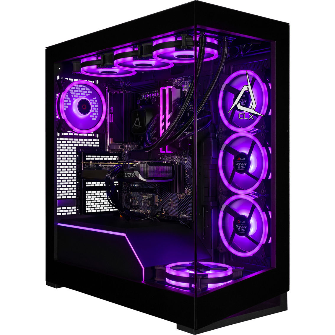 CLX Horus AMD Ryzen 7 4.5GHz GeForce RTX 4070 32GB RAM 2TB SSD Gaming Desktop - Image 4 of 8