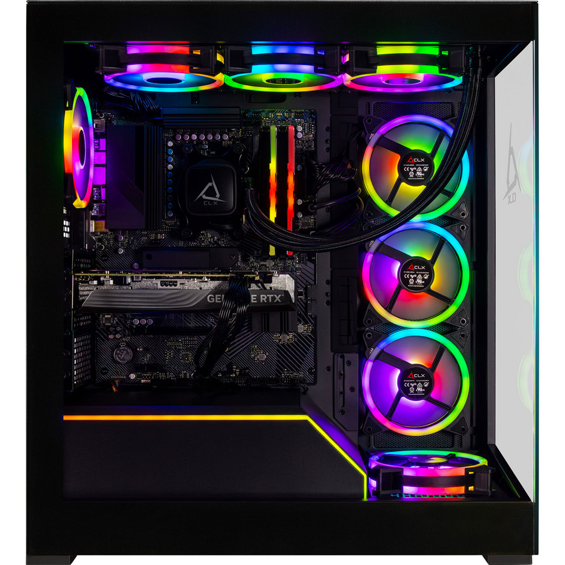 CLX Horus AMD Ryzen 7 4.5GHz GeForce RTX 4070 32GB RAM 2TB SSD Gaming Desktop - Image 7 of 8