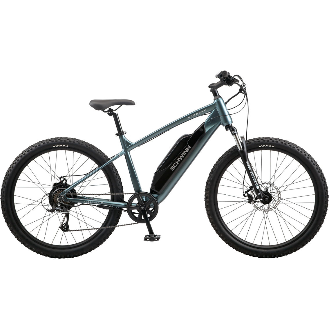 Schwinn Adult 27 in. 7-Speed Roanoke Electric Mountain Bike - Image 2 of 4