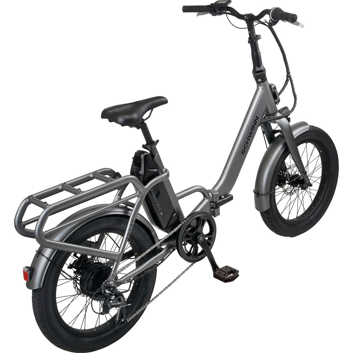 Schwinn Adult 20 in. Adapt Folding Electric Bike, Gray - Image 2 of 4