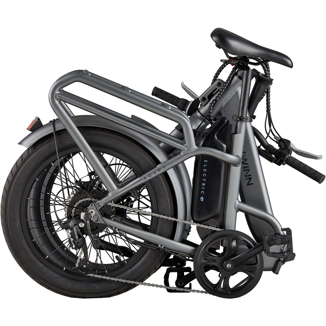 Schwinn Adult 20 in. Adapt Folding Electric Bike, Gray - Image 4 of 4