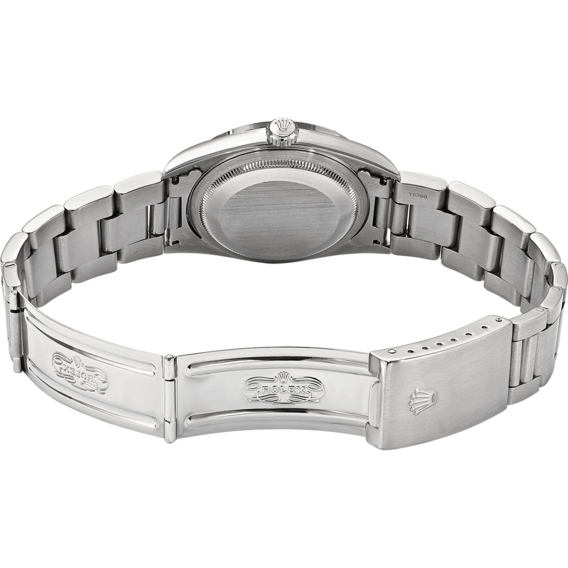 Rolex Men's Swiss Crown USA Independently Certified Silver Dial Watch (Pre-owned) - Image 5 of 9