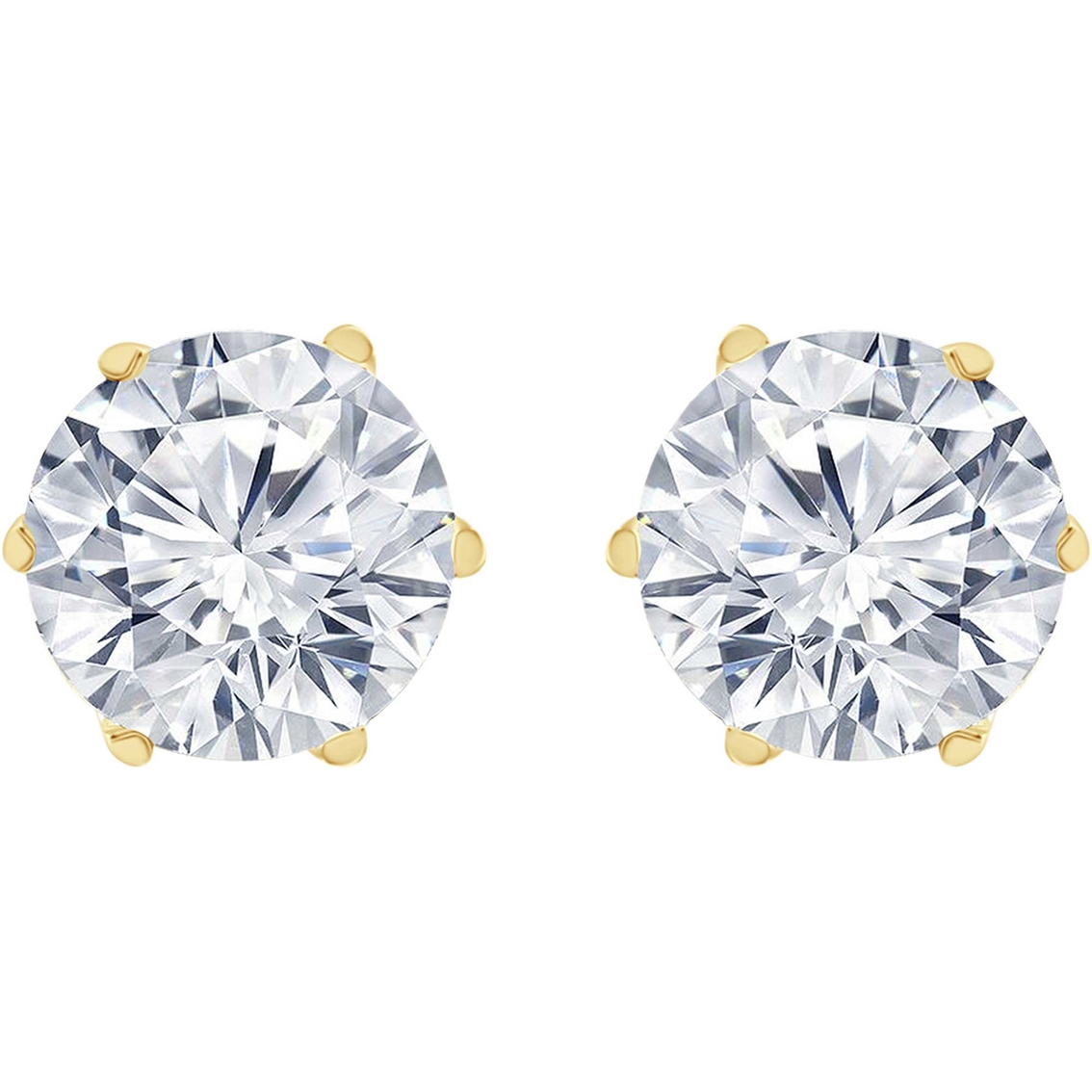 14K Gold 1/2 CTW Round Diamond Stud Earrings - Image 2 of 2