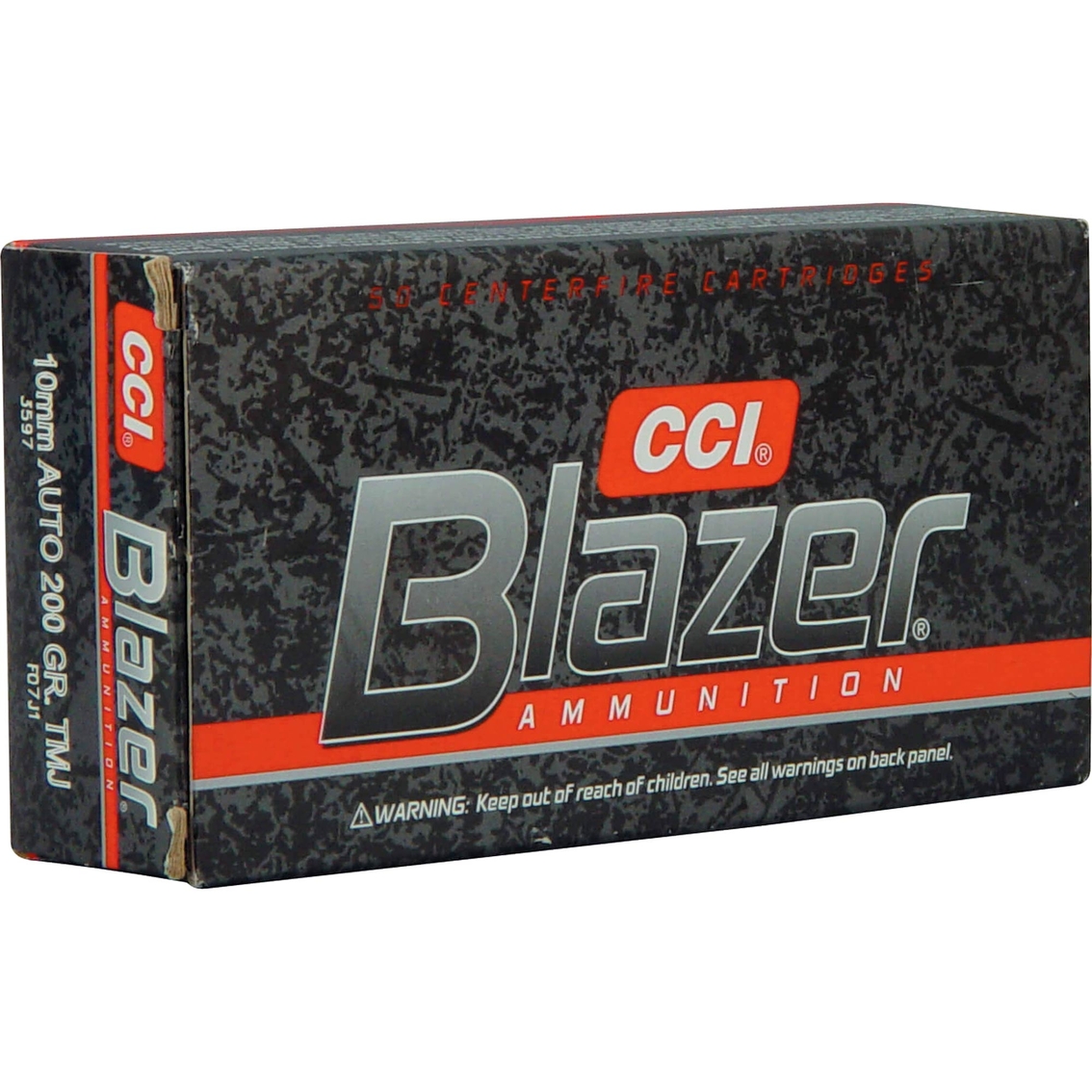 CCI Blazer 10mm 200 Gr. Total Metal Jacket, 50 Rounds