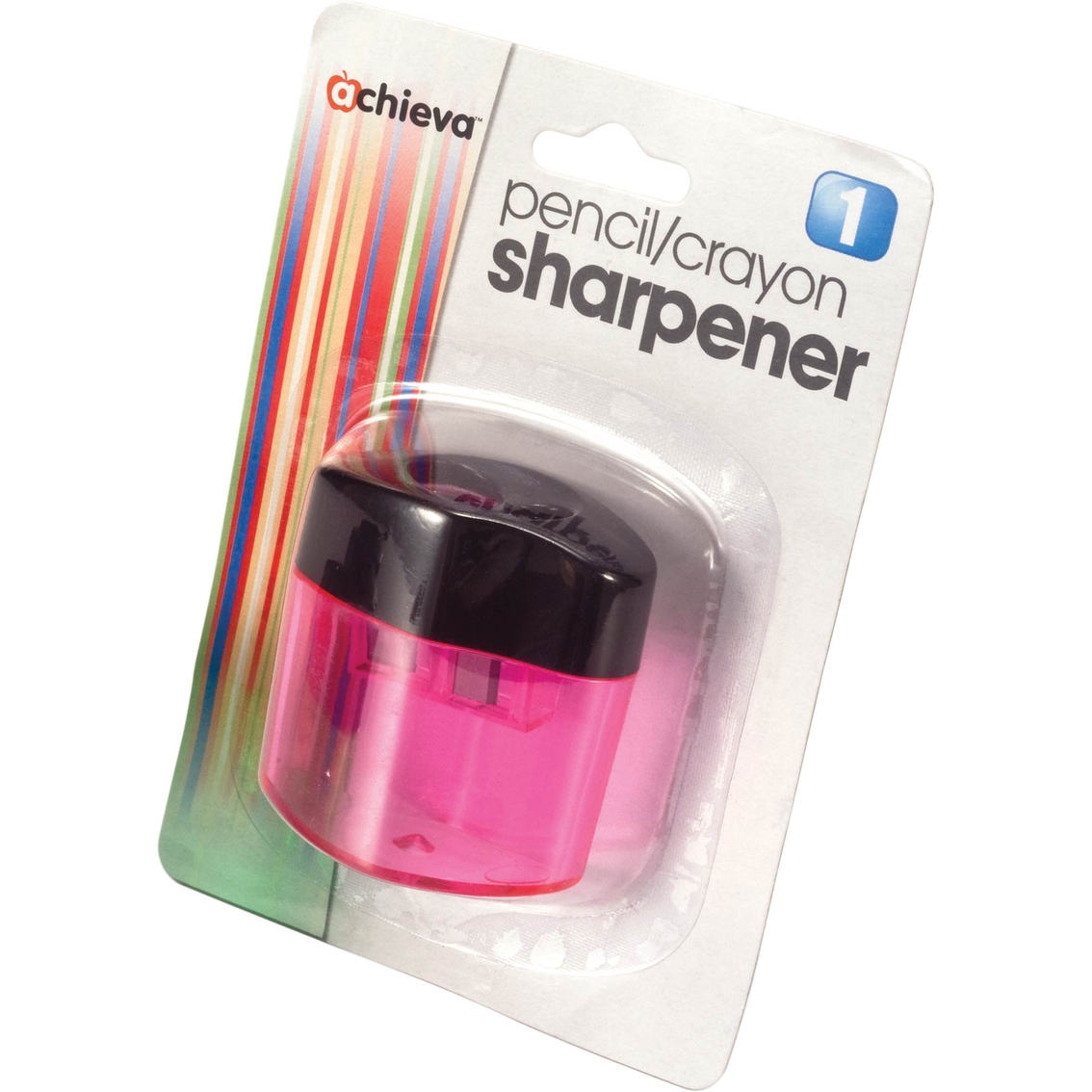 Officemate Sharpener, Twin with Receptacle