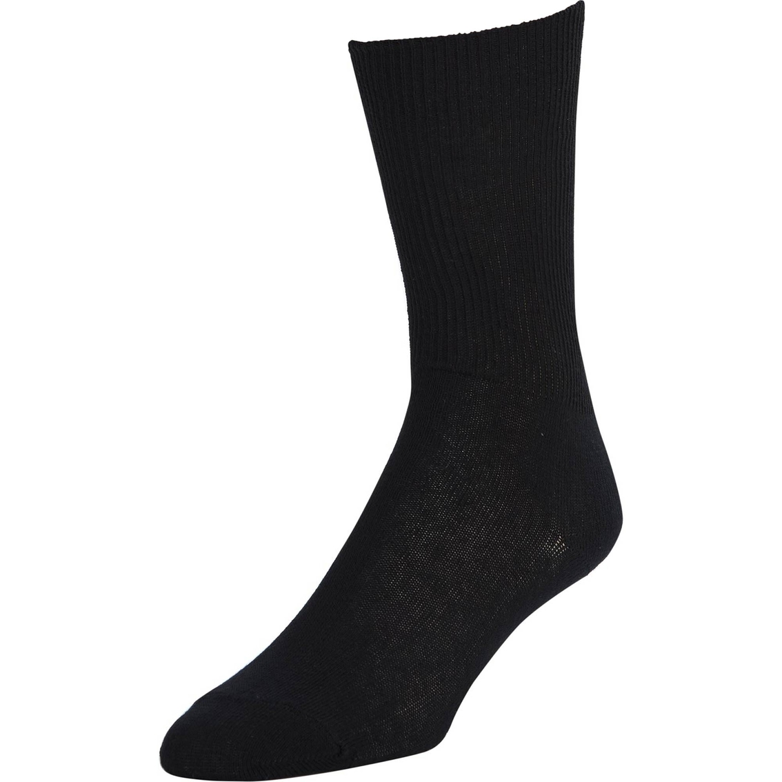 DLATS Black Cotton Nylon Socks