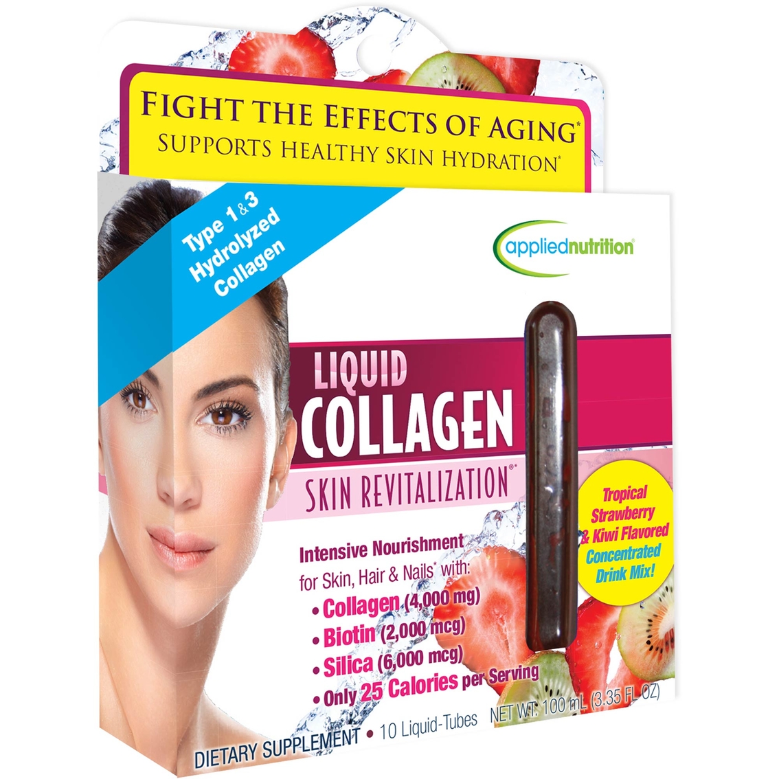 Applied Nutrition Liquid Collagen Skin Revitalization Tubes 10 ct.