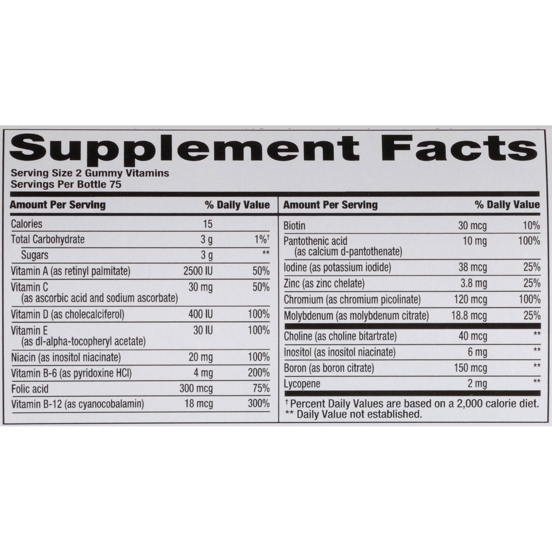 Vitafusion Men's Gummy Multivitamins 150 pk. - Image 2 of 2