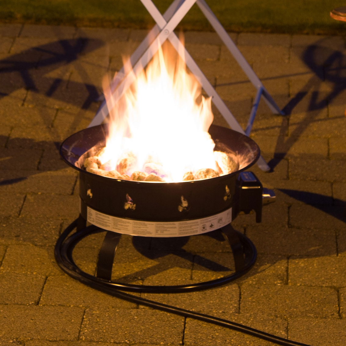 Portable Propane Outdoor Fire Pit by GarageMate - Image 2 of 2