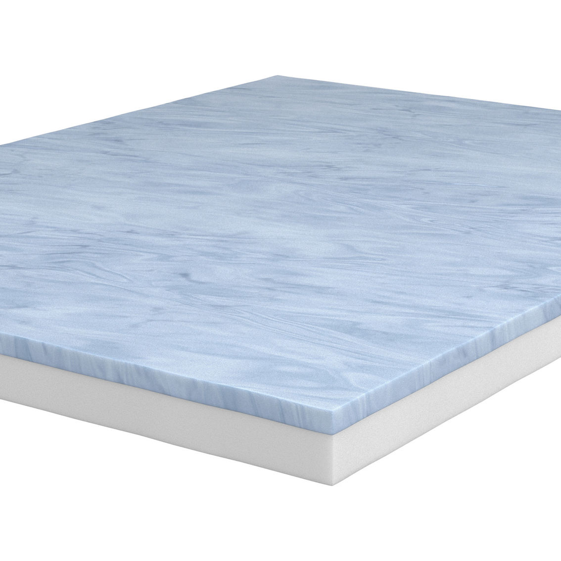 Eclipse Health-O-Pedic 4 in. Plush Gel Memory Foam Mattress Invigorator Topper - Image 3 of 6