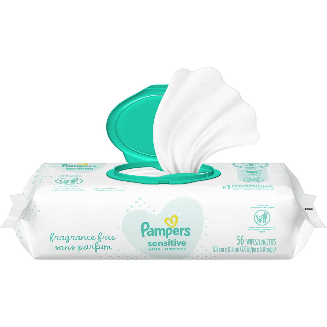 Pampers Sensitive Baby Wipes - Image 2 of 2