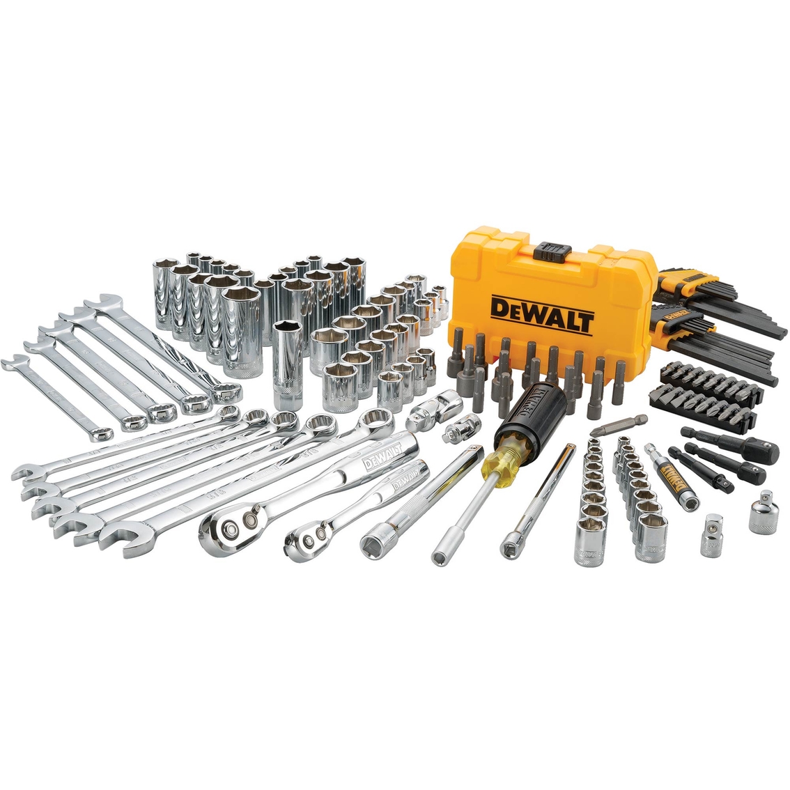 DeWalt 142 pc. 1/4 in. & 3/8 in. Drive Mechanics Tool Set - Image 3 of 4