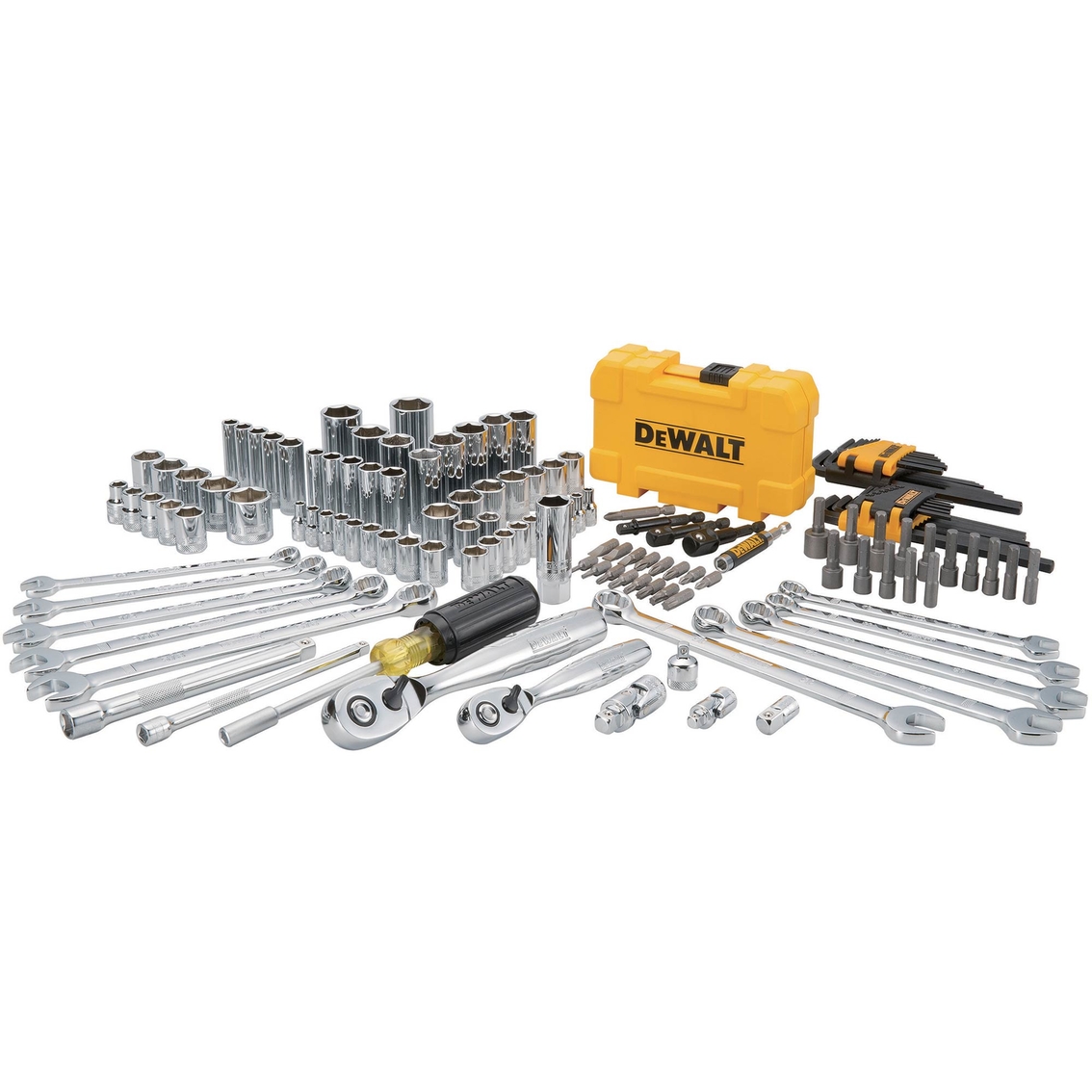 DeWalt 142 pc. 1/4 in. & 3/8 in. Drive Mechanics Tool Set - Image 4 of 4