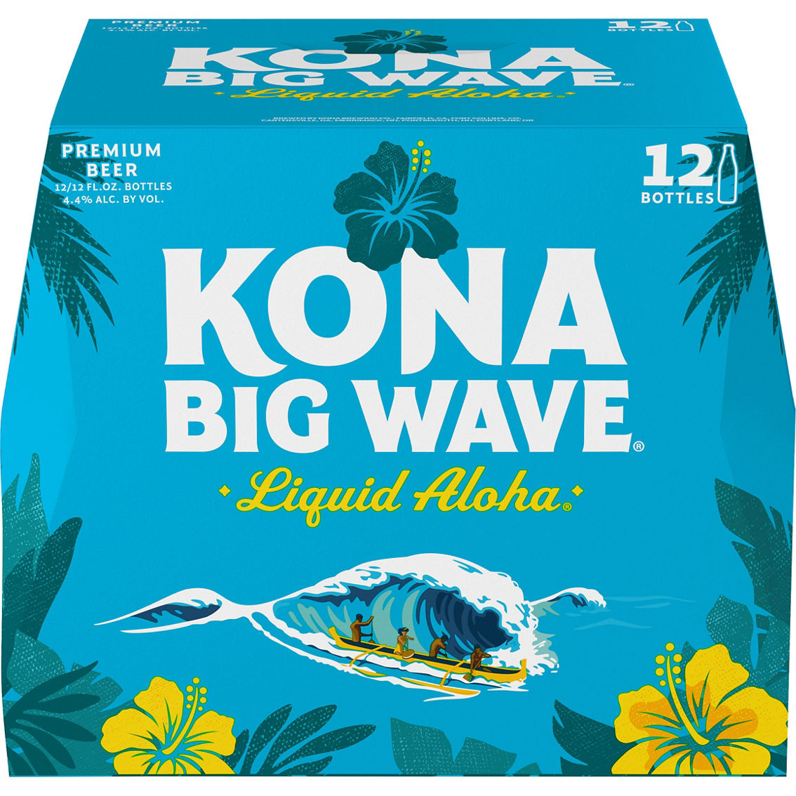 Kona Big Wave Golden Ale 12 oz. Bottles 12 pk.