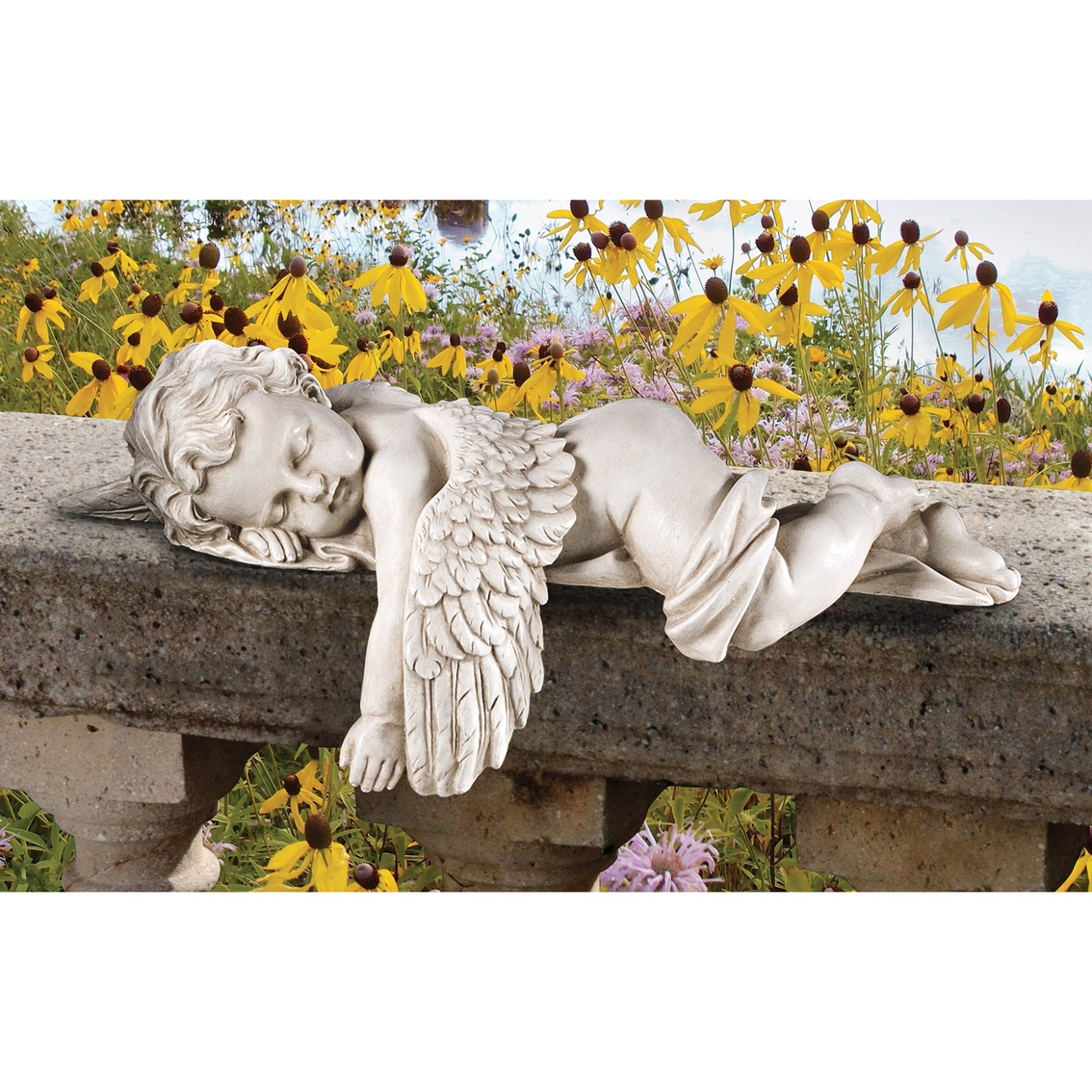 Design Toscano Sleepy Time Baby Angel Statue - Image 2 of 2