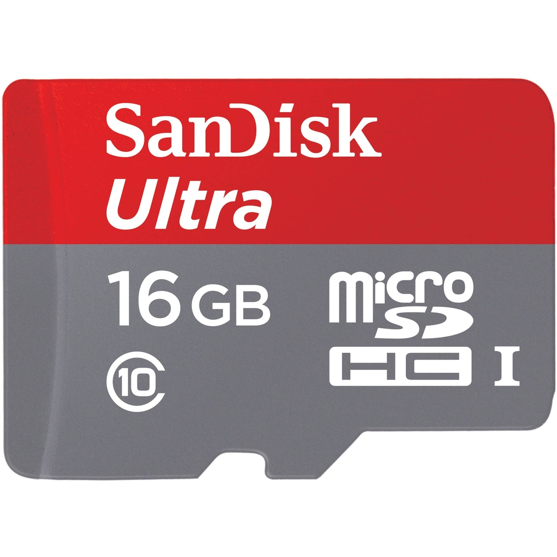 SanDisk 16GB Ultra microSDHC, microSDXC UHS-I Card with Adapter