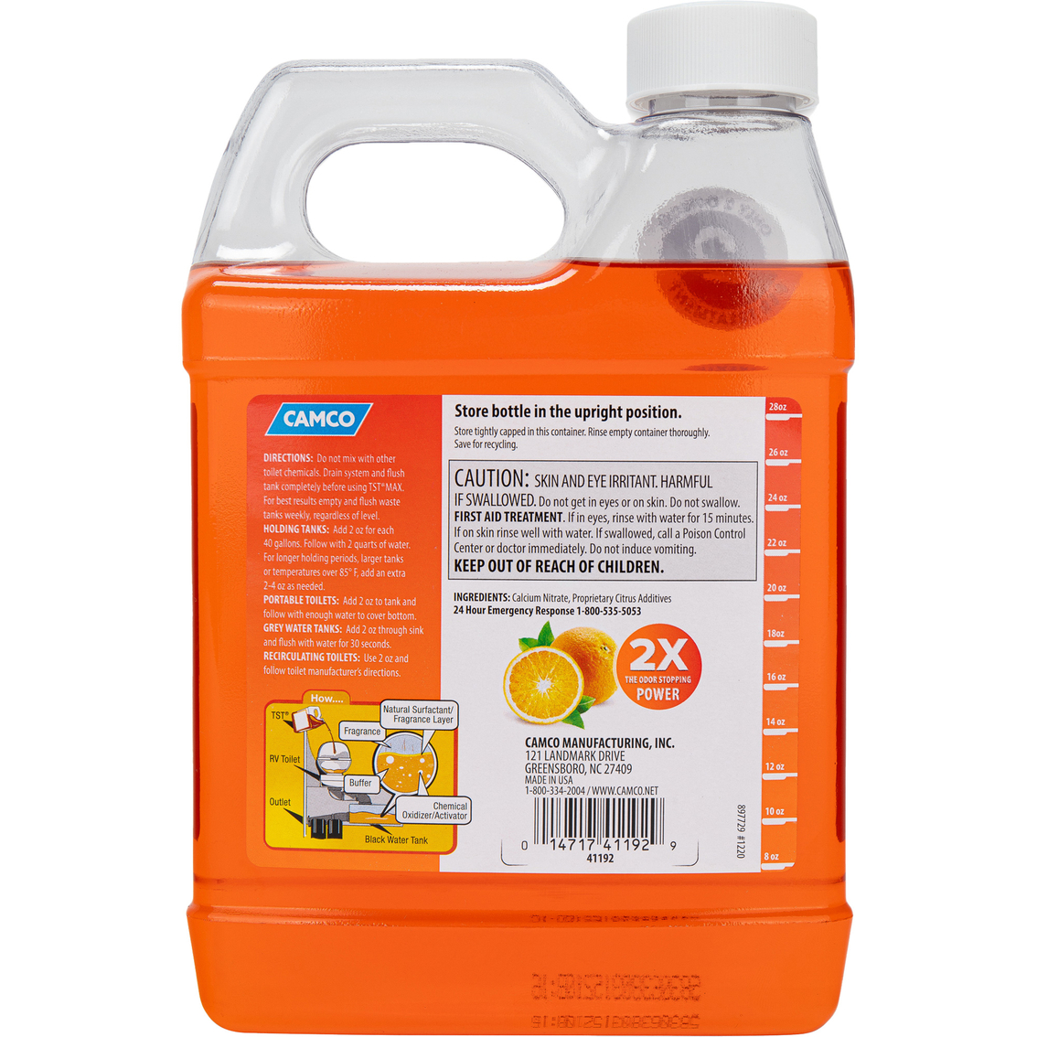 Camco TST MAX Orange Power Toilet Treatment - Image 2 of 3