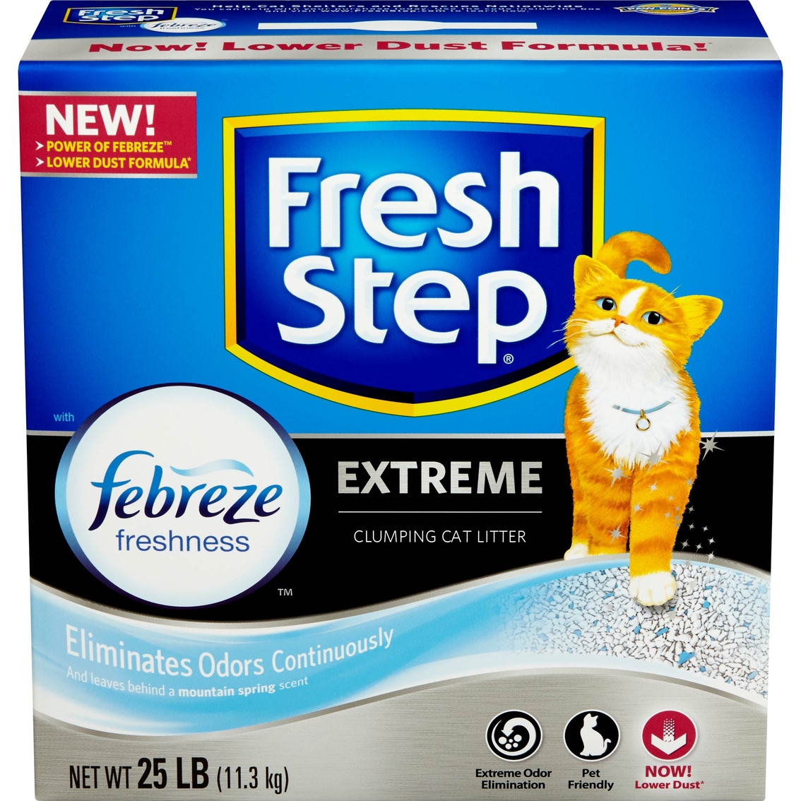 Clorox Fresh Step Extreme Odor Control Febreze Scented Cat Litter 25 lb.