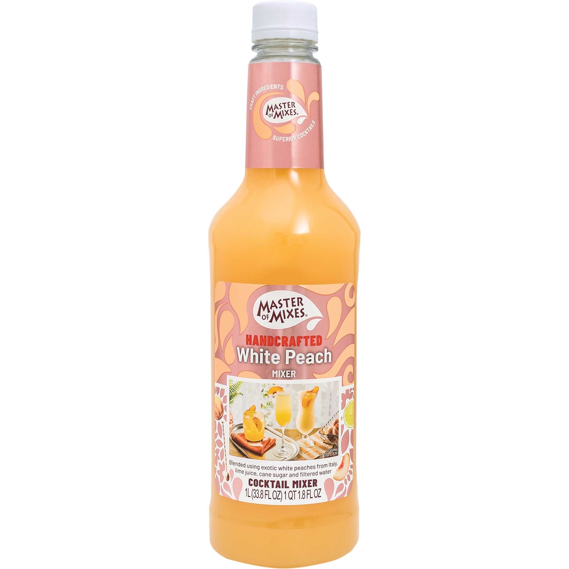 Master of Mixes White Peach Daiquiri Margarita 1L - Image 1 of 2