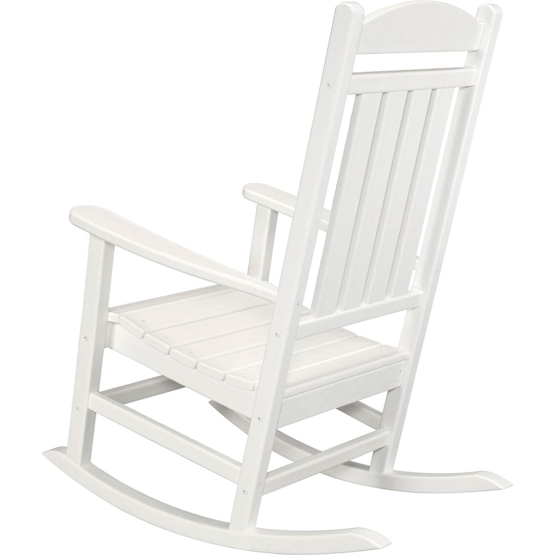 Hanover Outdoor Pineapple Cay All-Weather Rocking Chair, White - Image 2 of 2