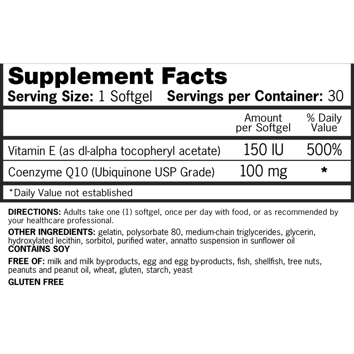 Qunol Ultra CoQ10 Softgels - Image 2 of 2