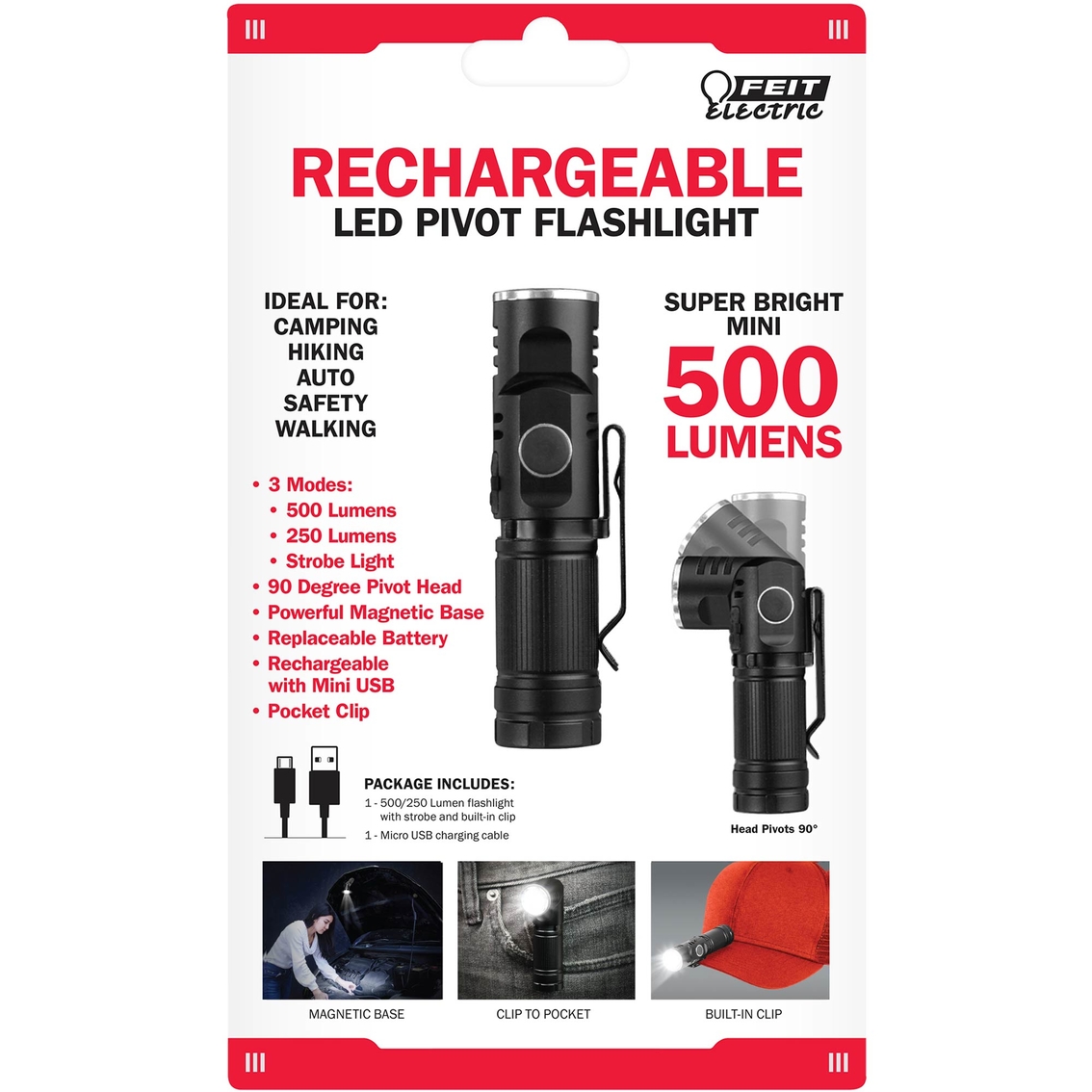 Feit Electric FL500 Mini LED Flashlight - Image 3 of 3