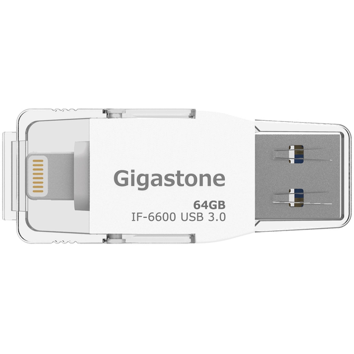 Gigastone 64GB i-FlashDrive Lightning Connector Apple iPhone/iPad USB 3.0 - Image 1 of 3