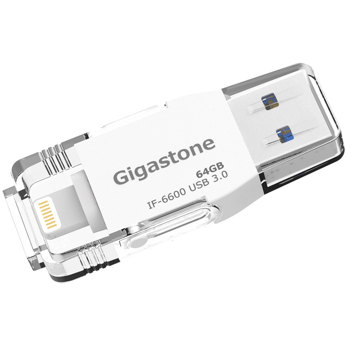 Gigastone 64GB i-FlashDrive Lightning Connector Apple iPhone/iPad USB 3.0 - Image 2 of 3