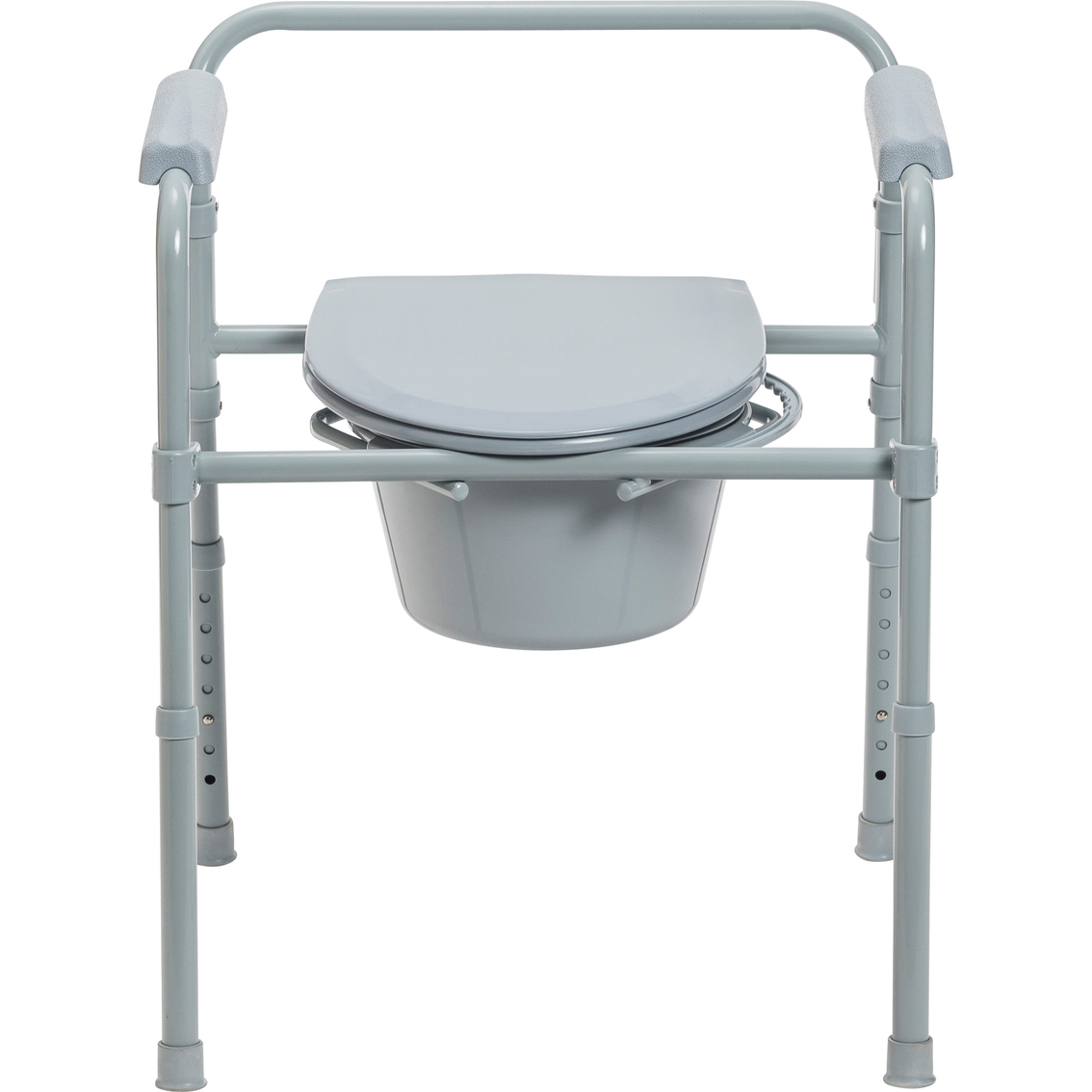 Drive Medical Steel Folding Bedside Commode - Image 3 of 4