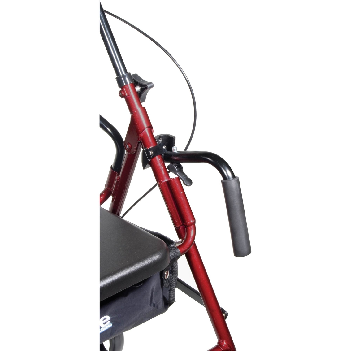 Drive Medical Duet Dual Function Transport Wheelchair Rollator Rolling Walker - Image 3 of 4