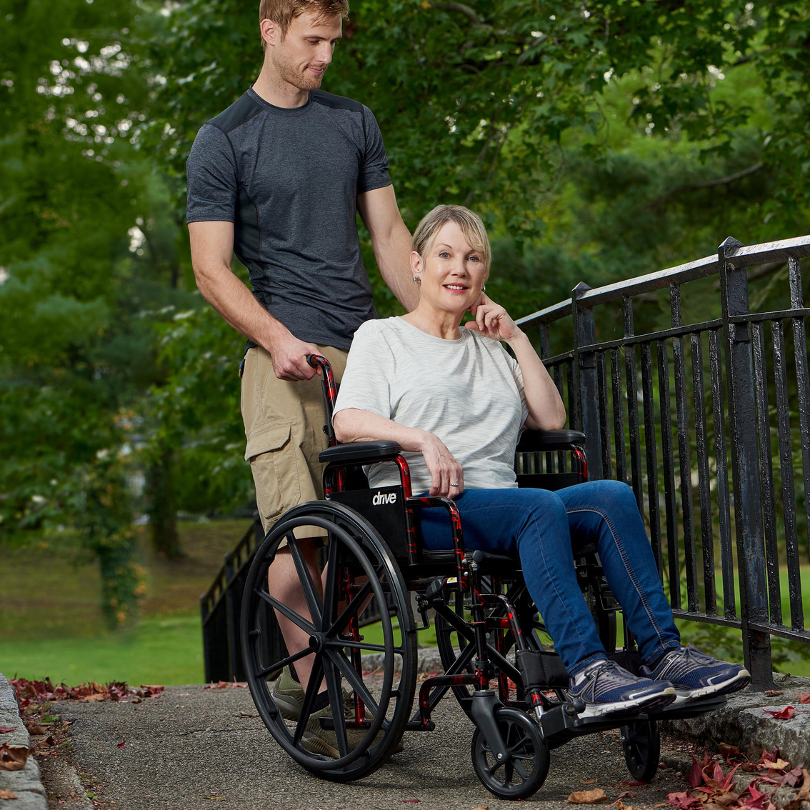 Drive Medical Rebel Lightweight Wheelchair - Image 4 of 4