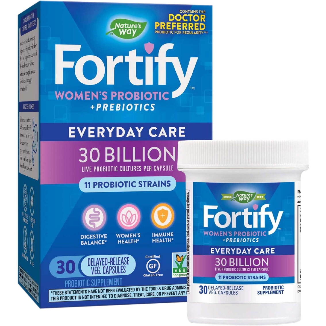 Nature's Way Fortify Women's Probiotic Plus Prebiotics 30 ct. - Image 2 of 3