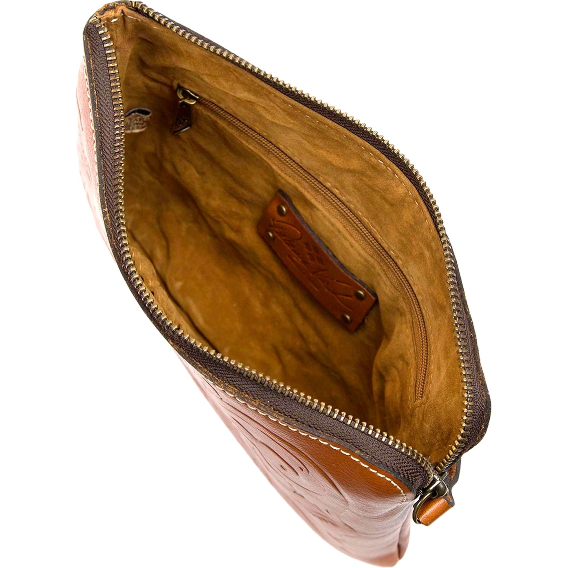 Patricia Nash Heritage Veg Tan Cassini Wristlet - Image 3 of 3