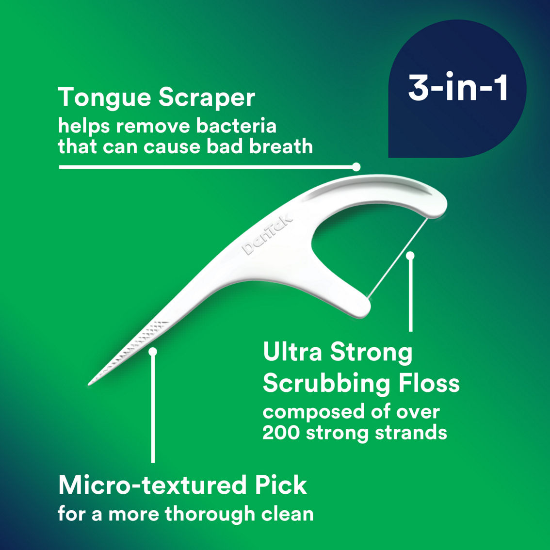 DenTek Triple Clean Floss Picks 150 ct. - Image 3 of 4