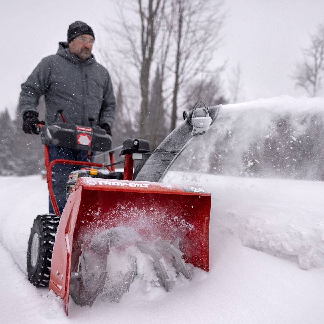 Troy-Bilt 24 In. 208cc OHV Two Stage Gas Snow Thrower - Image 2 of 6