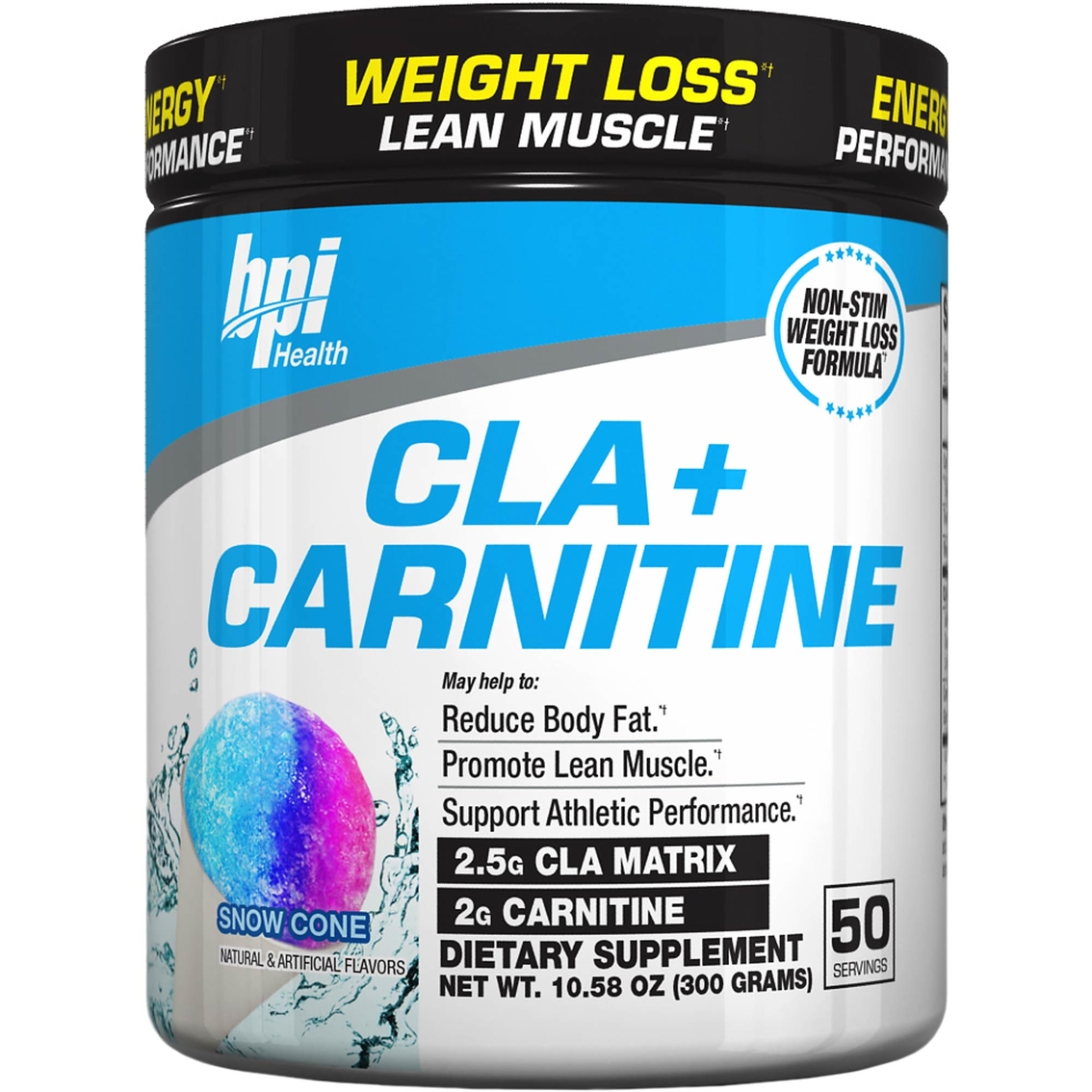 BPI Sports BPI CLA + Carnitine Weight Loss Supplement, 50 Servings