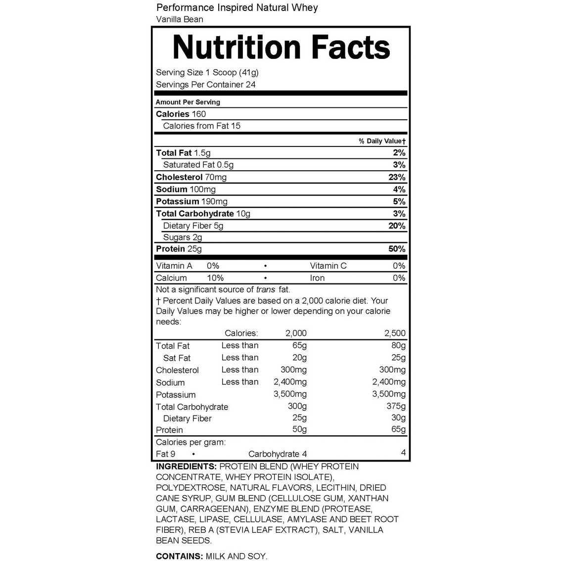 Performance Inspired Diet & Energy Ripped Whey 2 lb. - Image 2 of 2