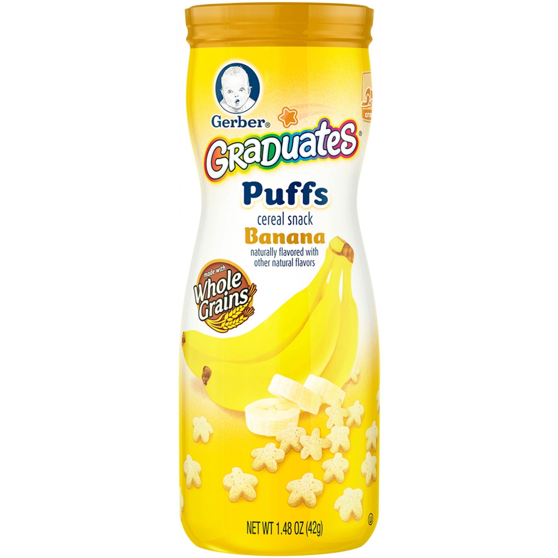 Gerber Graduates Puffs 1.48 oz. Banana Cereal Snacks