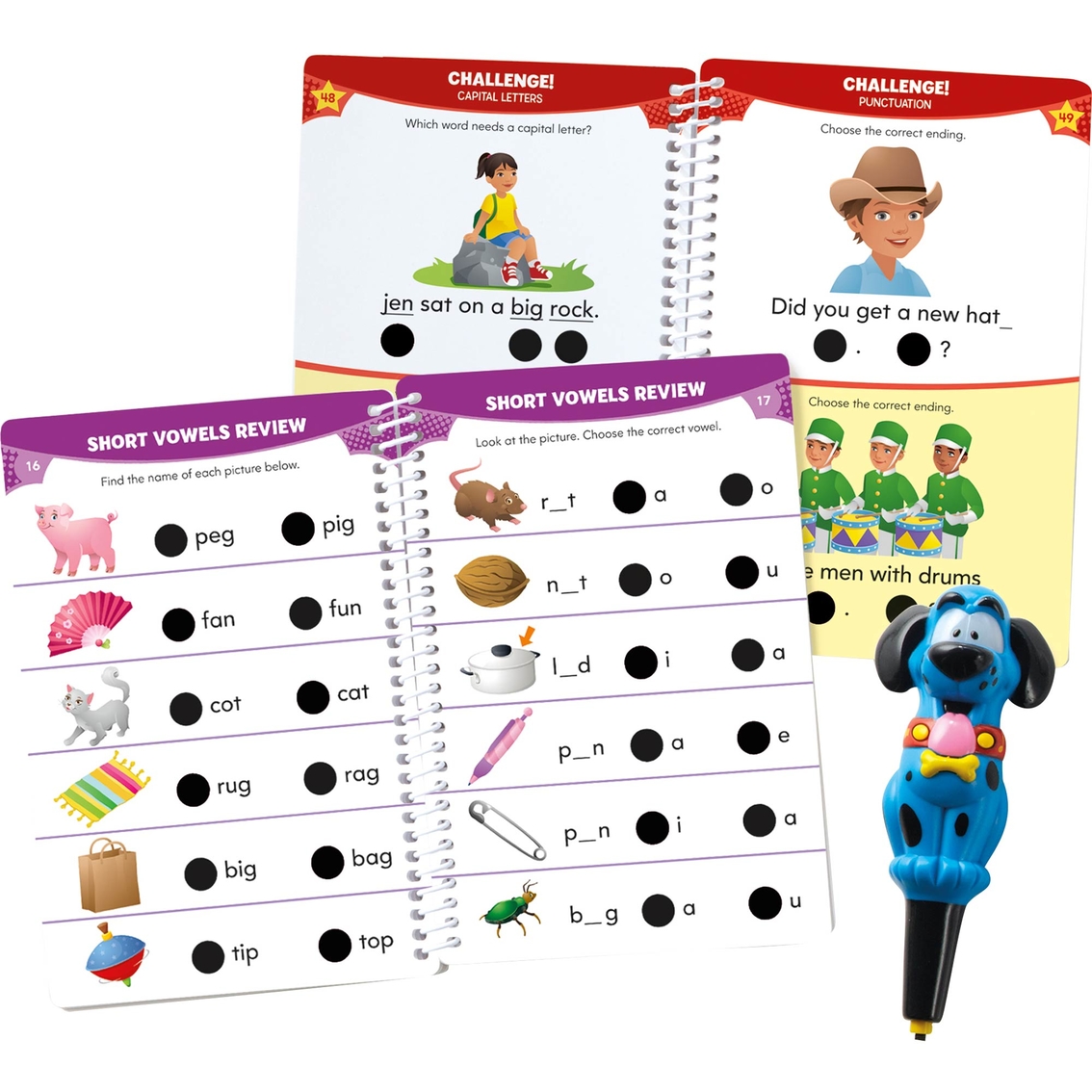 Educational Insights Hot Dots Jr. Let's Master Kindergarten Reading Set - Image 2 of 2