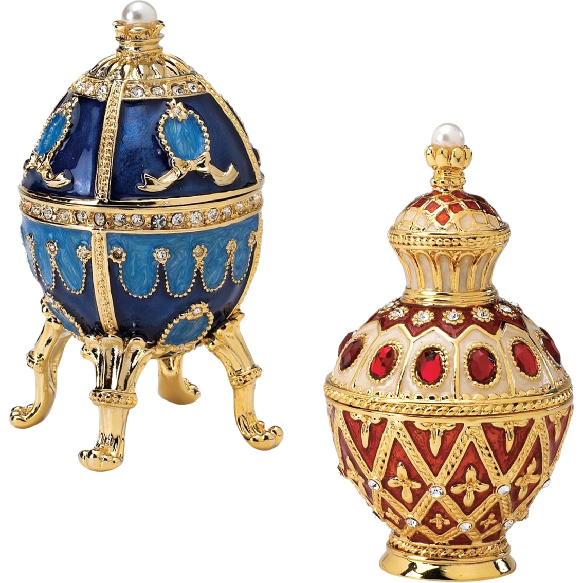 Design Toscano The Pushkin Collection Romanov Style Enameled Eggs Set