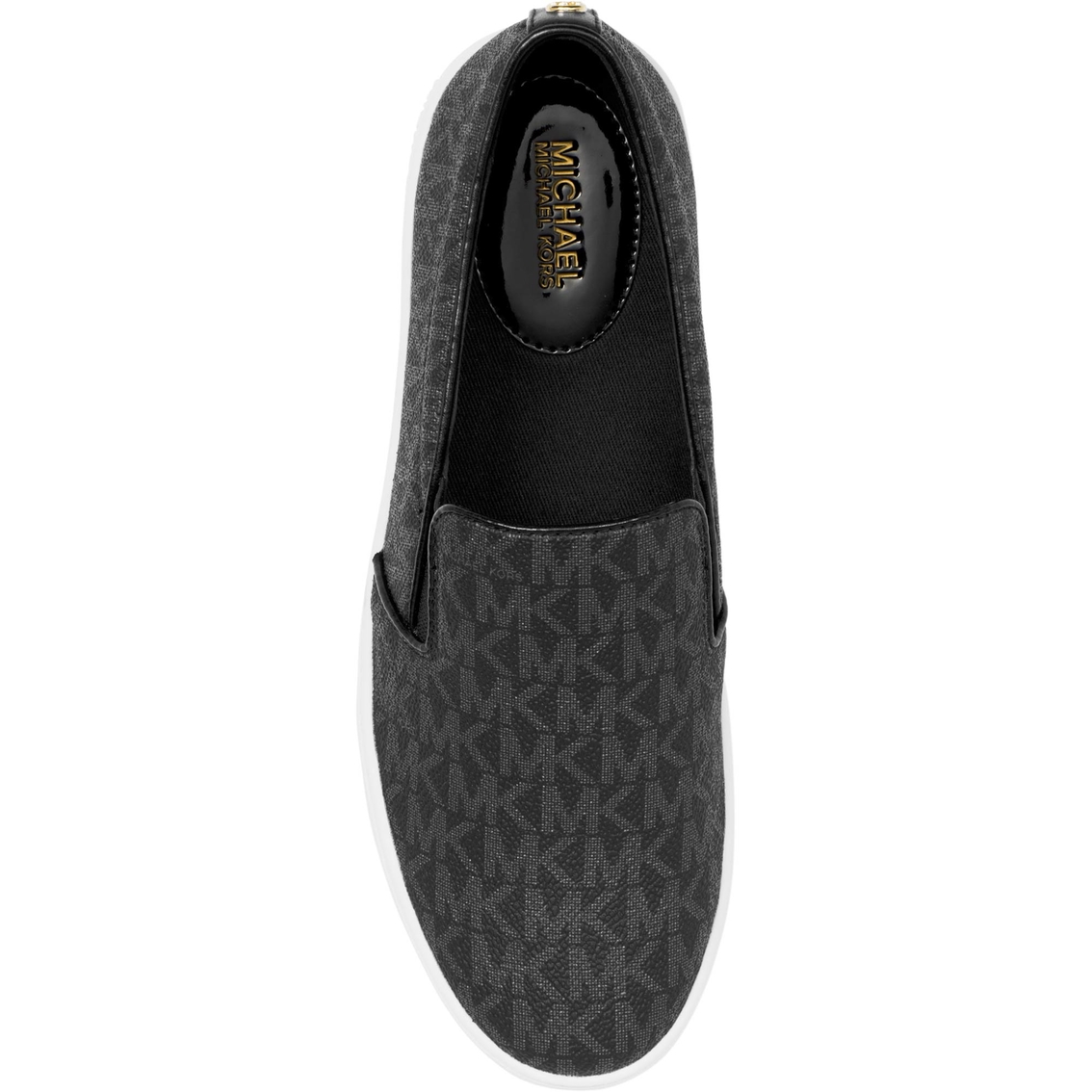 Michael Kors Keaton Canvas Slip On Shoes - Image 3 of 3