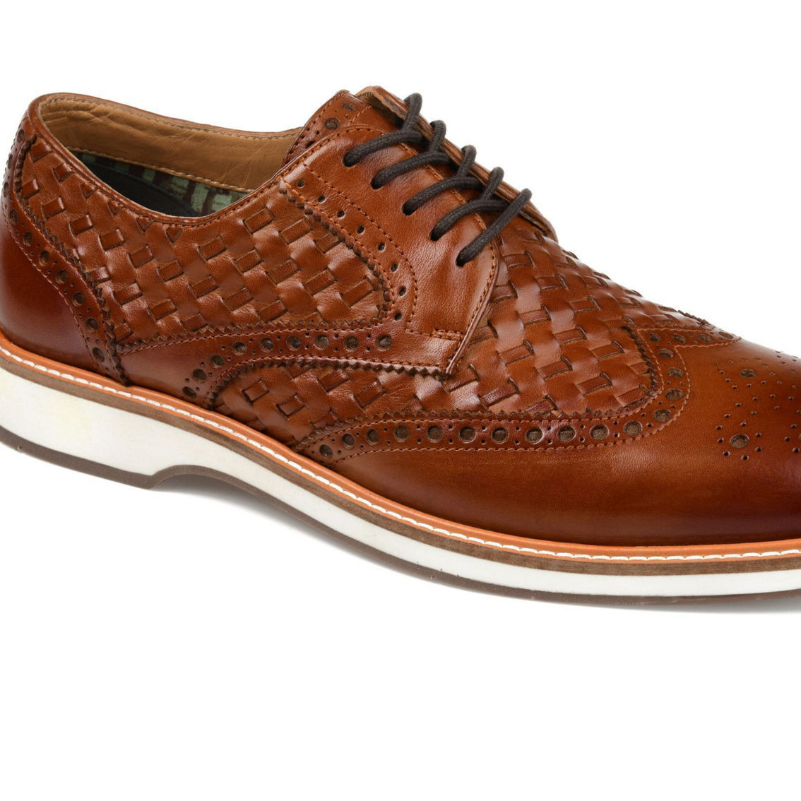 Thomas & Vine Radcliff Woven Wingtip Derby - Image 1 of 5